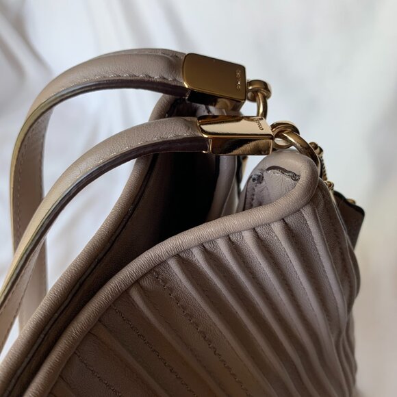 Coach Madison Phoebe Pinktuck Leather Shoulder Bag - Picture 10 of 11